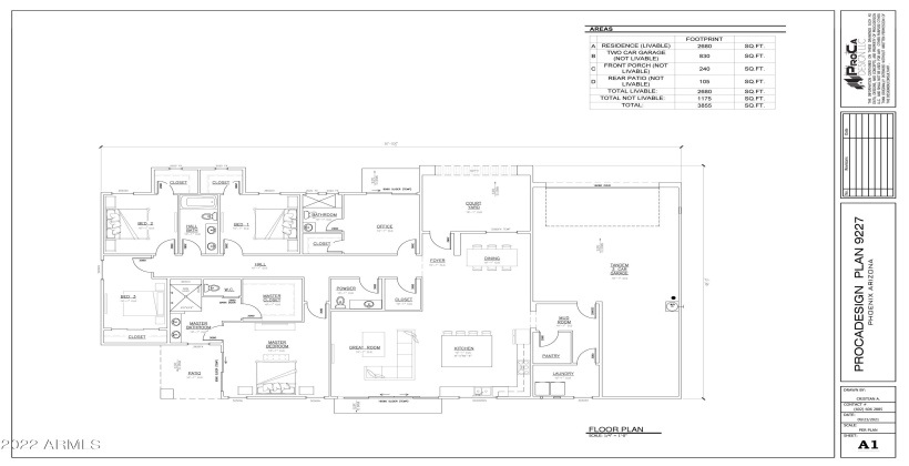 This is the Floor Plan that has been approved by City. No waiting on city.