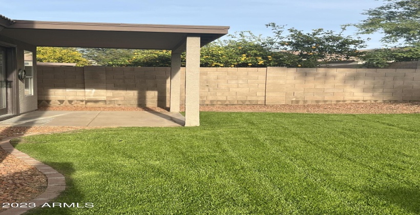 Covered patio