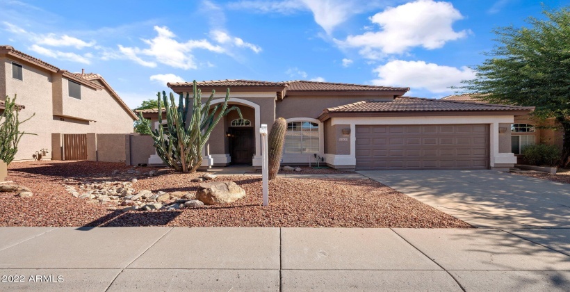 Quiet street - home is nestled in community