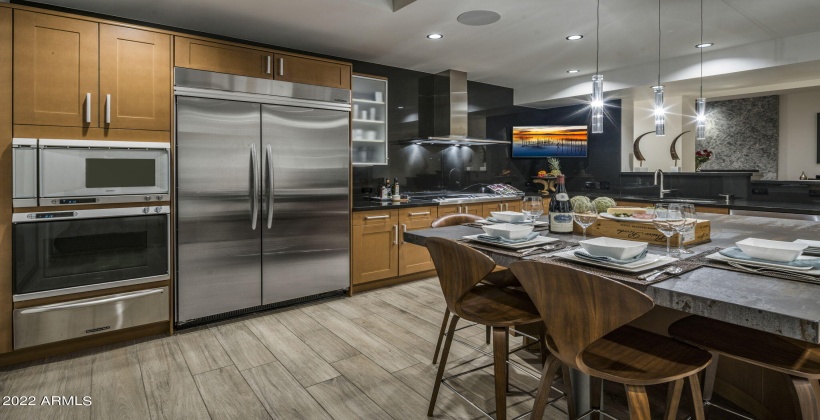 Chef's Kitchen With Kitchen Aid & Gaggenau Appliances