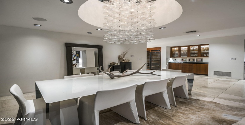 Spectacular Bubble Chandelier Accented With Natural Light From Turret