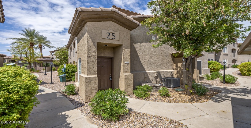 entrance to the home, close to the pool