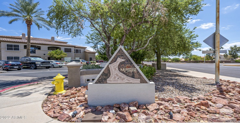 entrance to community