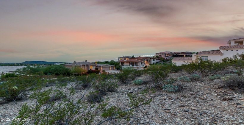 This elevated hillside lot will also provide city light views.