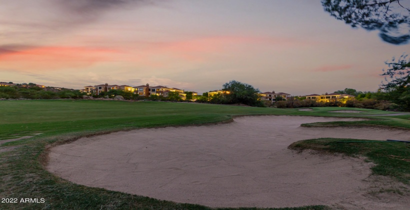 Lot is located in a golf community.