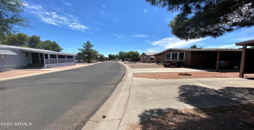 Street in front of home